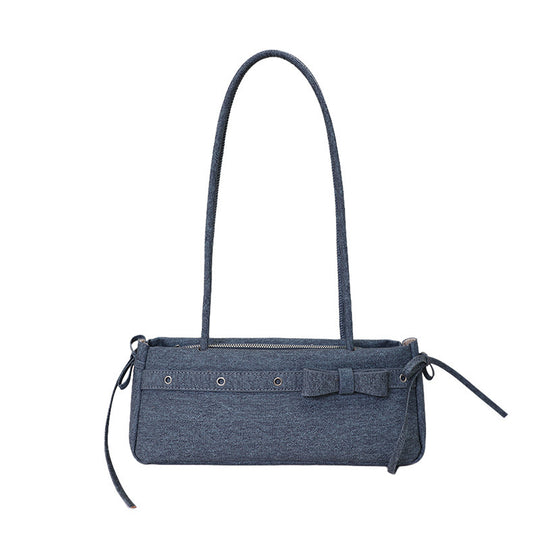 Damen elegante Umhängetasche mit dekorativen Schleifendetails Nord Taschen