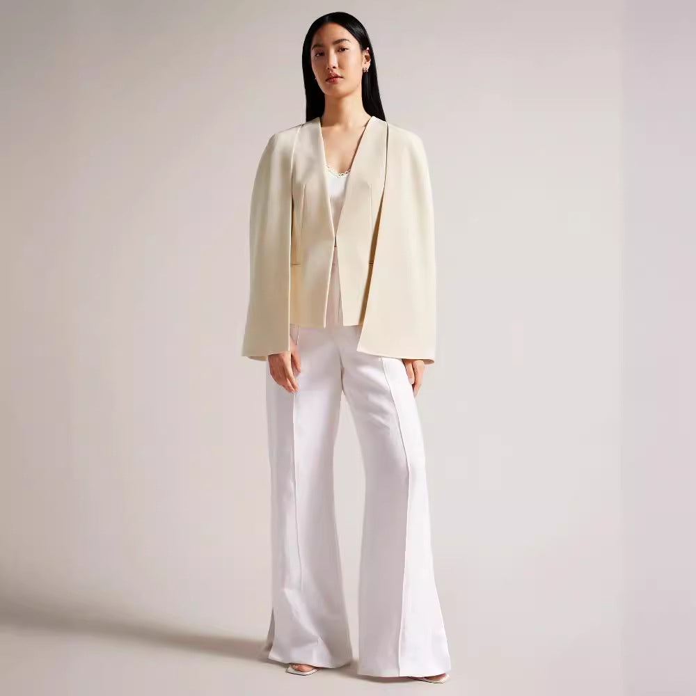 Damen kimonoinspirierter Cape‑Blazer im fließenden Tailoring‑Look Nord Taschen