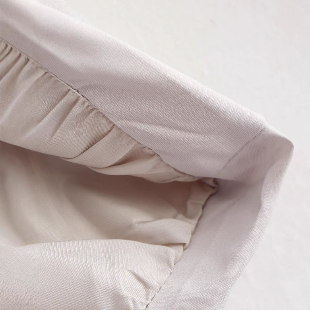 Damen Leichte Cropped-Workerjacke ohne Kragen mit Frontreißverschluss und Pattentaschen Nord Taschen