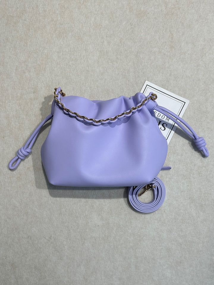 Damen modische Beuteltasche mit künstlerischem Kettenhenkel Nord Taschen