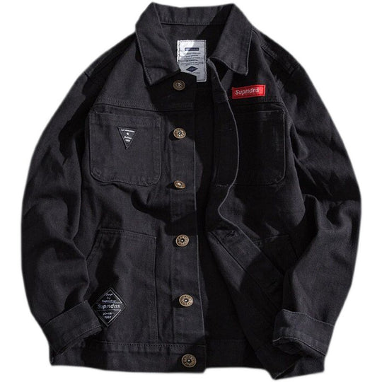Herren Lässige Denimjacke Nord Taschen 1788342127