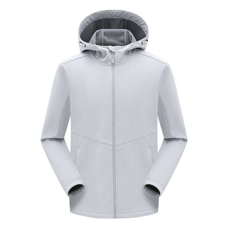 Herren technische Softshelljacke mit fleecegefütterter Kapuze und elastischem Stretchschnitt Nord Taschen