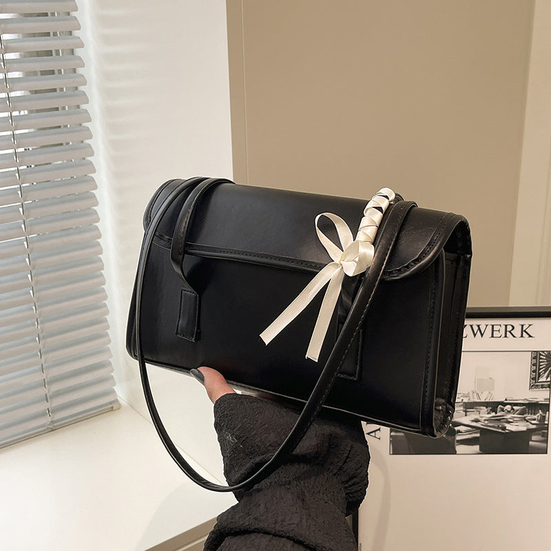 Damen elegante Umhängetasche mit schickem Knotenverschluss Nord Taschen
