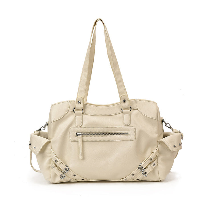 Damen Tragetasche mit vielseitiger Innenaufteilung und eleganter Lederstruktur Nord Taschen