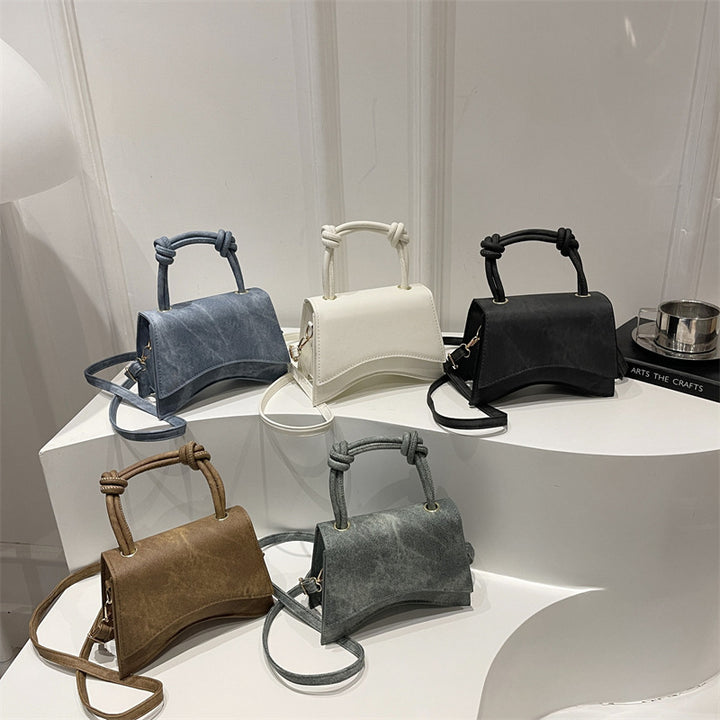 Damen Umhängetasche im minimalistischen Stil mit einzigartigem Verschluss Nord Taschen