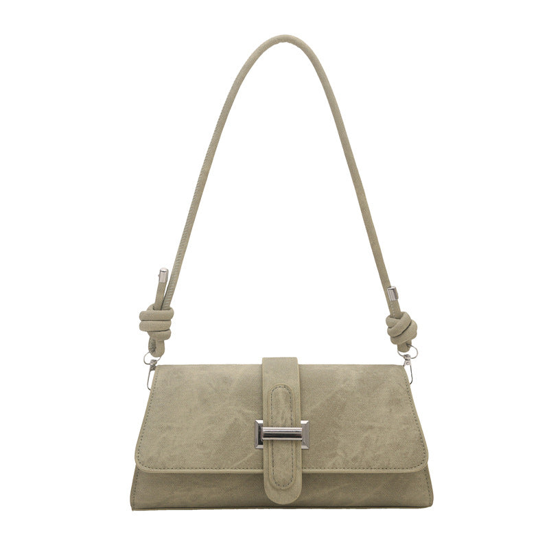 Damen schicke Umhängetasche mit elegantem Klappverschluss Nord Taschen