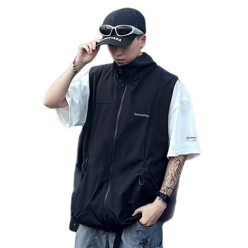 Herren Stylish Sport-Überwurf Jacke Nord Taschen
