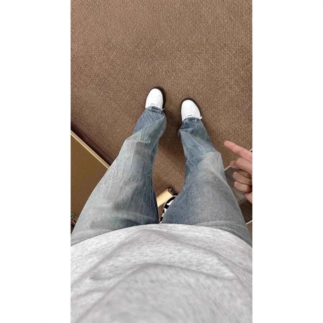 Damen Weitgeschnittene Bootcut-Jeans Nord Taschen