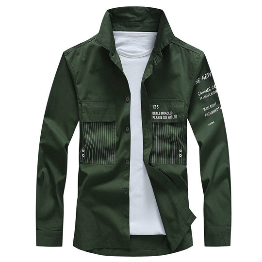 Herren Moderne Utility-Hemdjacke Nord Taschen
