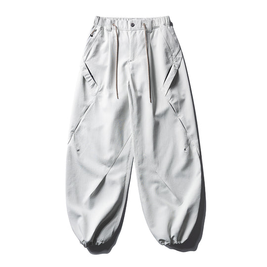 Herren Baggy-Cargohose mit asymmetrischen Eingriffstaschen, Tunnelzugbund und elastischen Knöchelabschlüssen Nord Taschen