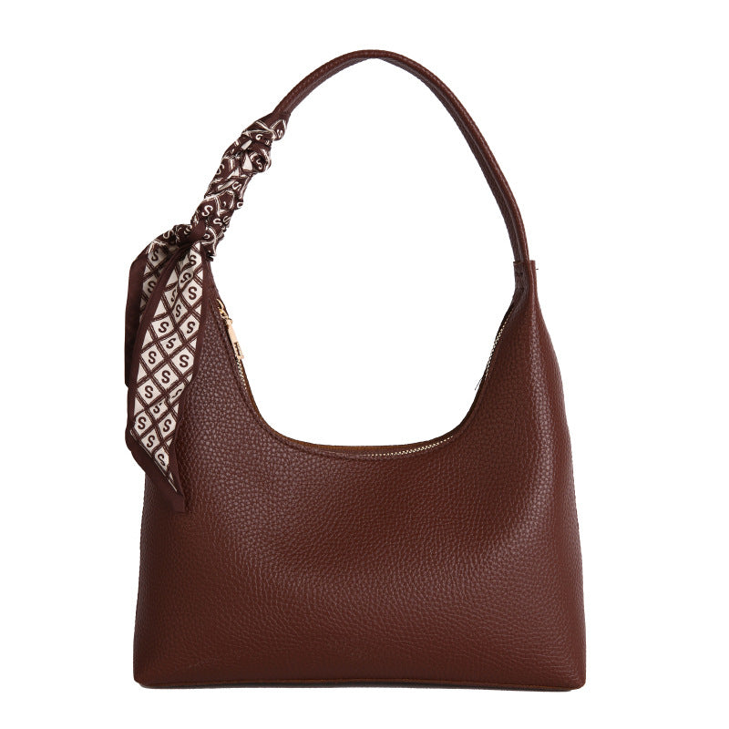 Damen elegante Handtasche mit herausnehmbarem Halstuch Nord Taschen