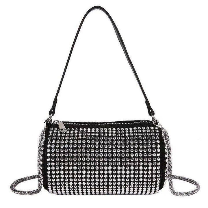 Damen elegante Umhängetasche mit Strassverzierungen Nord Taschen
