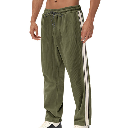 Herren Sportliche Freizeithose mit seitlichen Streifen