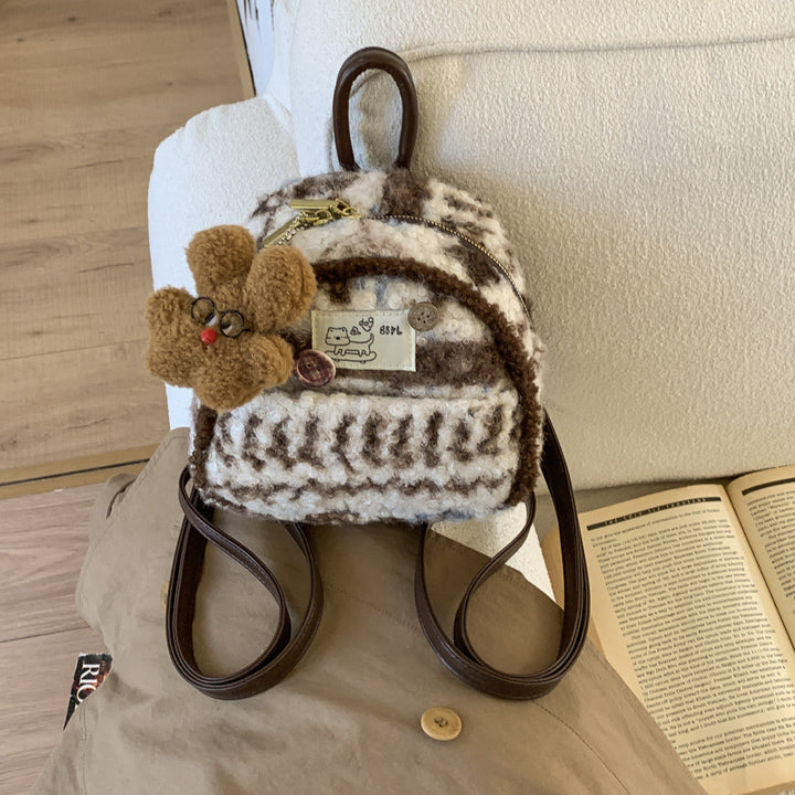 Damen Mini-Rucksack im charmanten, strukturierten Design von Nord Taschen