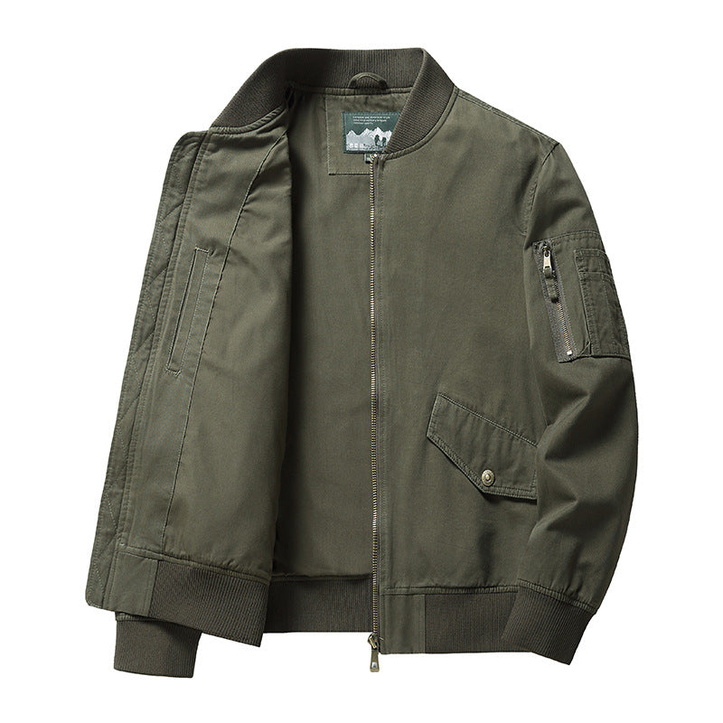 Herren Stilvolle Bomberjacke Nord Taschen