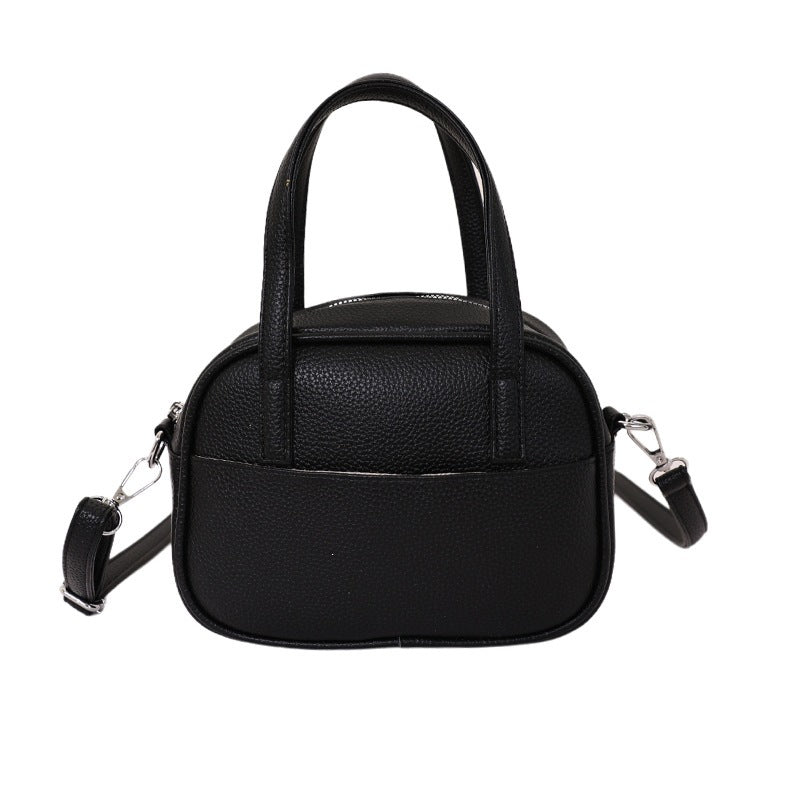 Damen Mini-Handtasche mit verspieltem Tieranhänger Nord Taschen