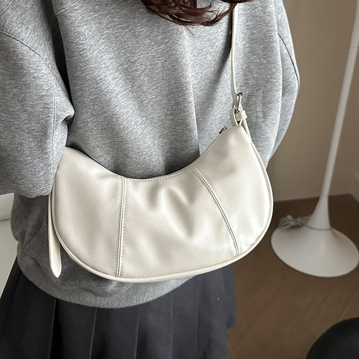Damen Handtasche mit strukturiertem Kunstleder und verstellbarem Schulterriemen Nord Taschen