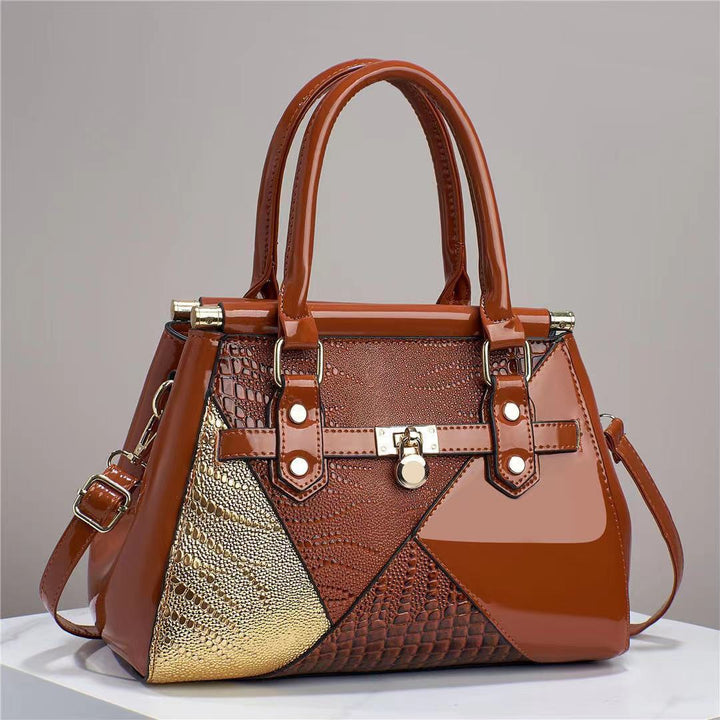 Damen Handtasche mit geometrischem Design und luxuriösen Materialien Nord Taschen