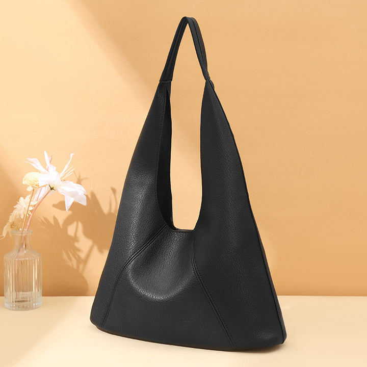 Damen Hobo-Tasche aus hochwertigem Kunstleder mit praktischen Außentaschen Nord Taschen