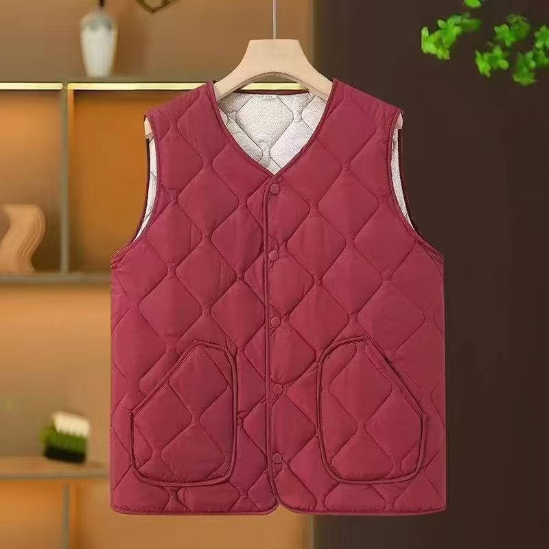 Damen Elegant gesteppte Weste Nord Taschen