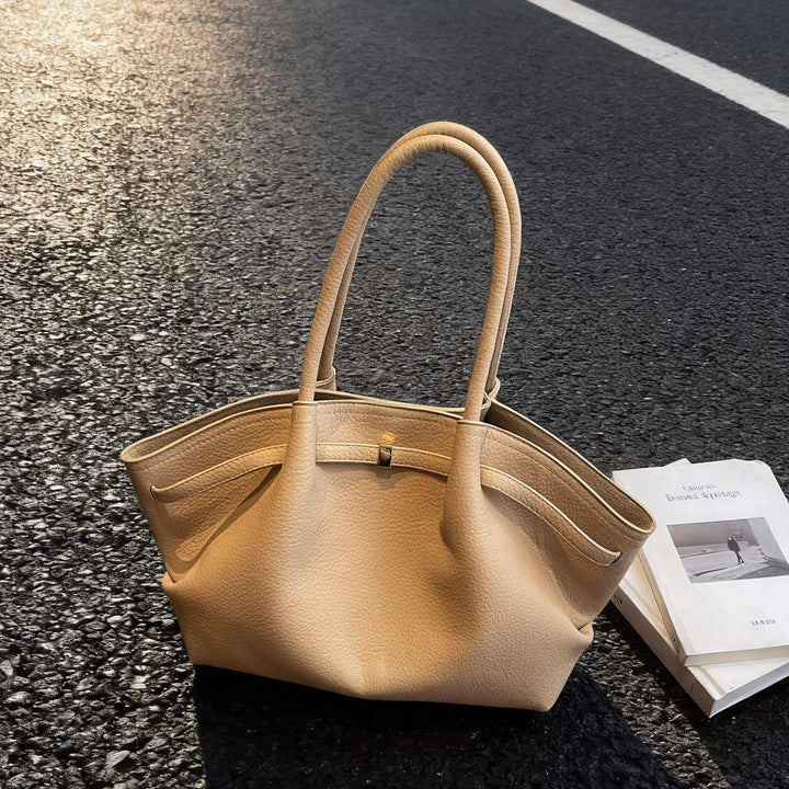 Damen Beuteltasche aus hochwertigem, strukturiertem Leder mit elegantem Design Nord Taschen