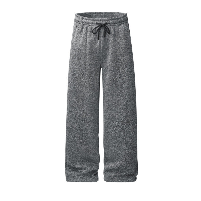 Damen weite Lounge‑Hose mit elastischem Bund, Kordelzug & flauschigem Fleece‑Innenfutter Nord Taschen