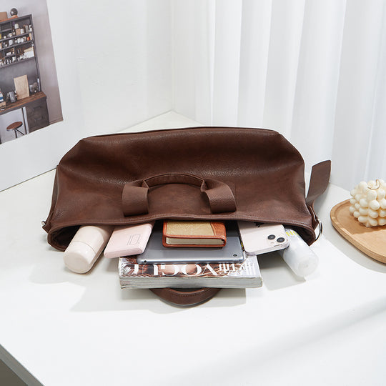 Damen elegante Handtasche im minimalistischen Design mit verstellbarem Schulterriemen Nord Taschen