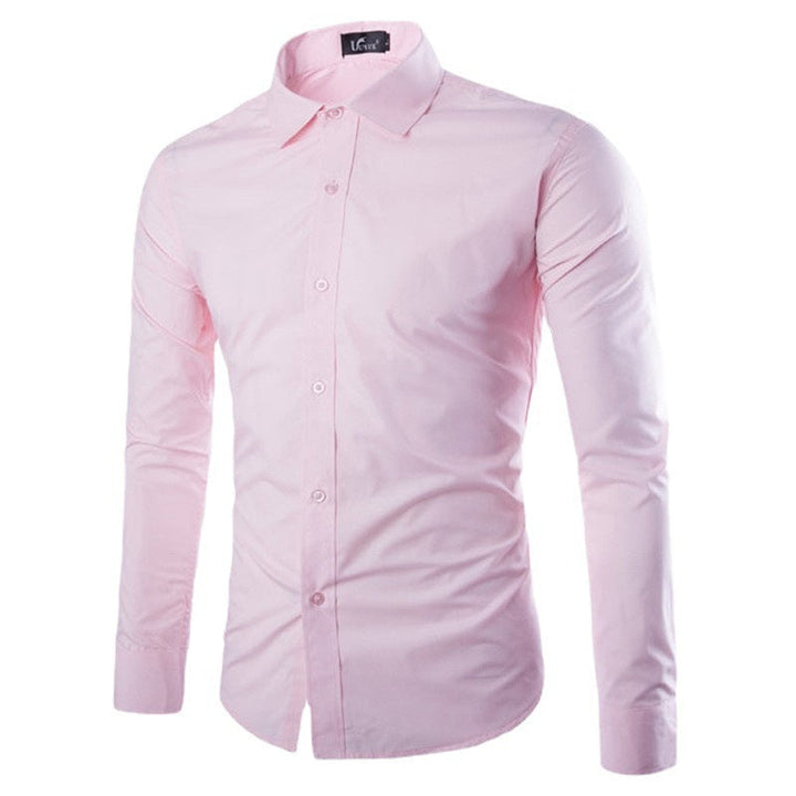 Herren elegante Langarmhemd