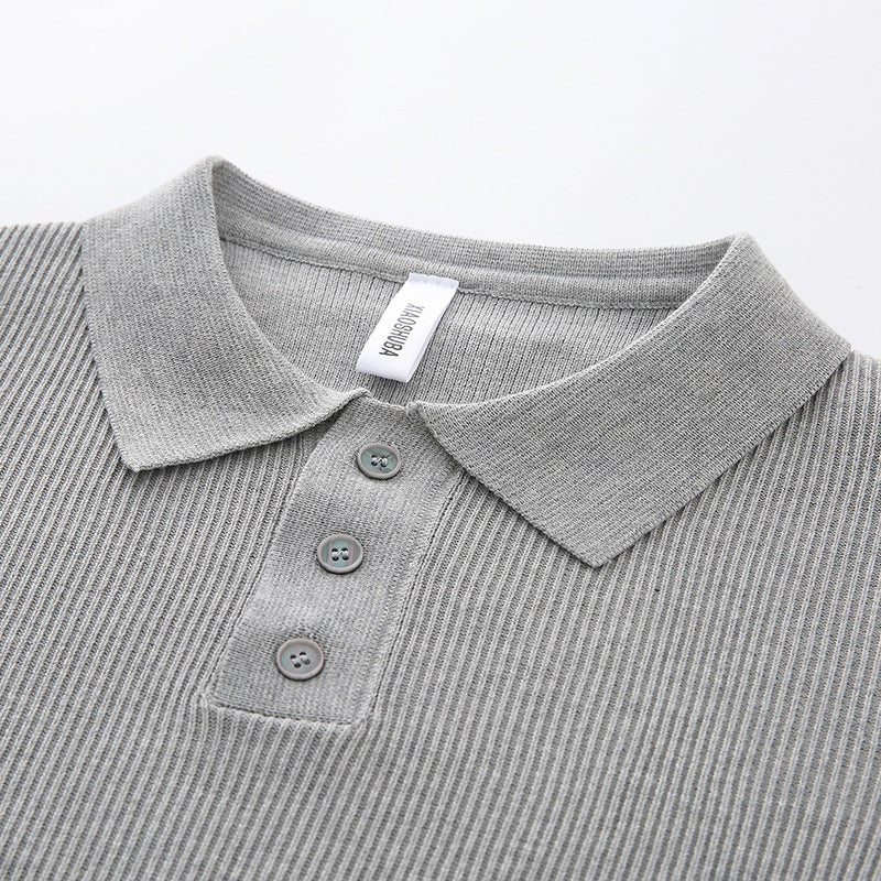 Herren Urbaner Pullover mit Kragen Nord Taschen