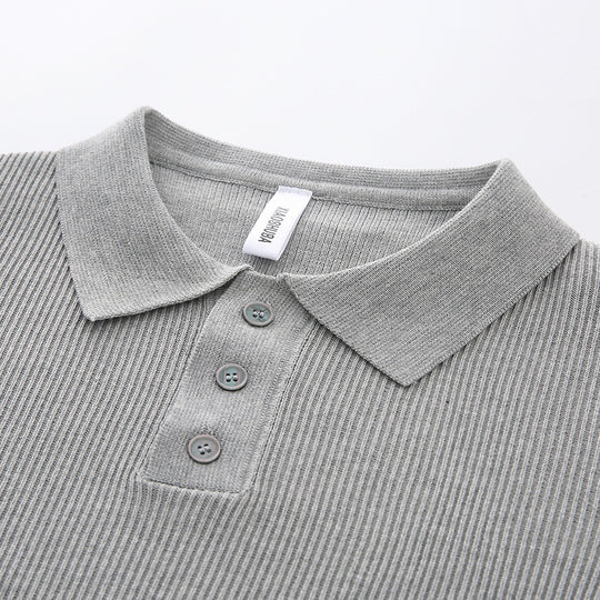 Herren Urbaner Pullover mit Kragen Nord Taschen