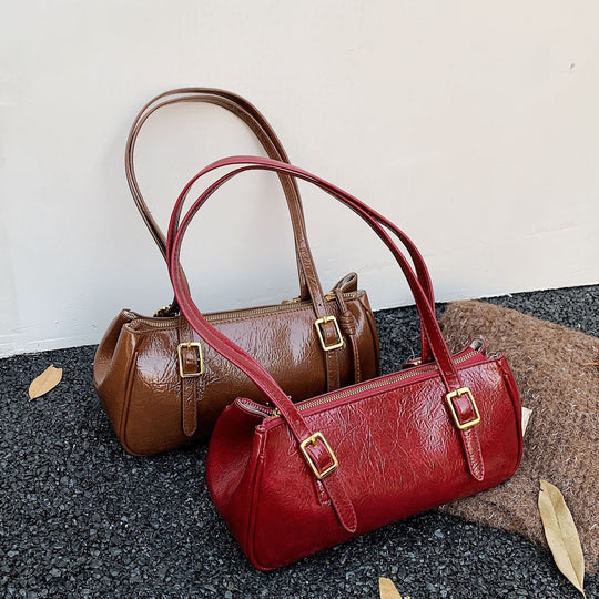 Damen modische Handtasche mit eleganten Schnallen und praktischem Innenfach Nord Taschen