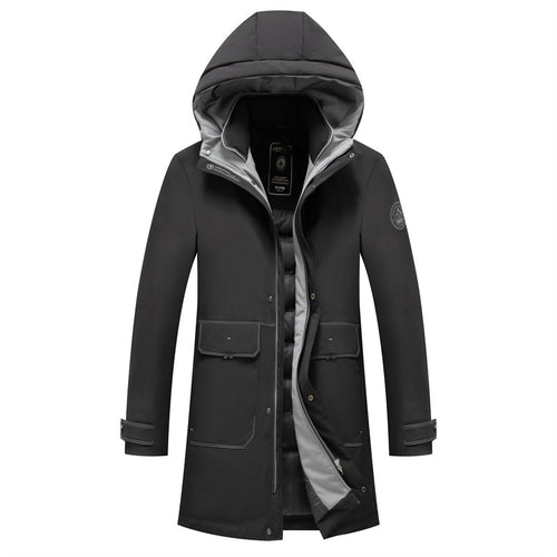 Herren wasserabweisender Parka mit abnehmbarer Stepp-Innenjacke Nord Taschen