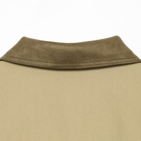 Damen Boxy Field‑Blouson mit Velourskragen und elastischem Saum Nord Taschen