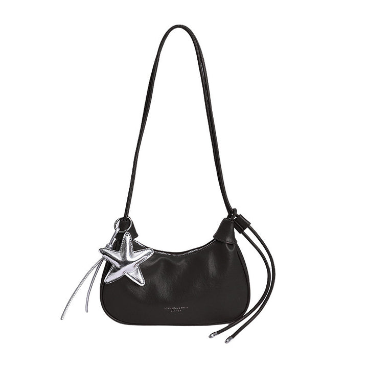Damen elegante Umhängetasche mit detaillierter Sternenapplikation Nord Taschen
