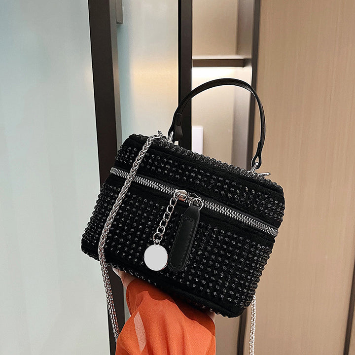 Damen Glamouröse Handtasche mit funkelnden Strassverzierungen Nord Taschen 1780428123