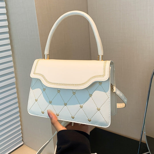 Damen elegante Umhängetasche mit stilvollem Steppmuster Nord Taschen