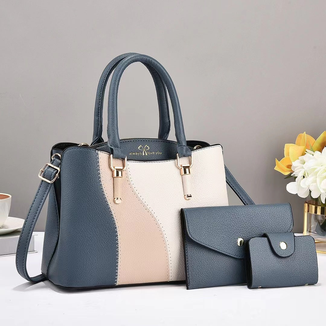 Damen elegante Handtasche mit abnehmbaren Fächern Nord Taschen