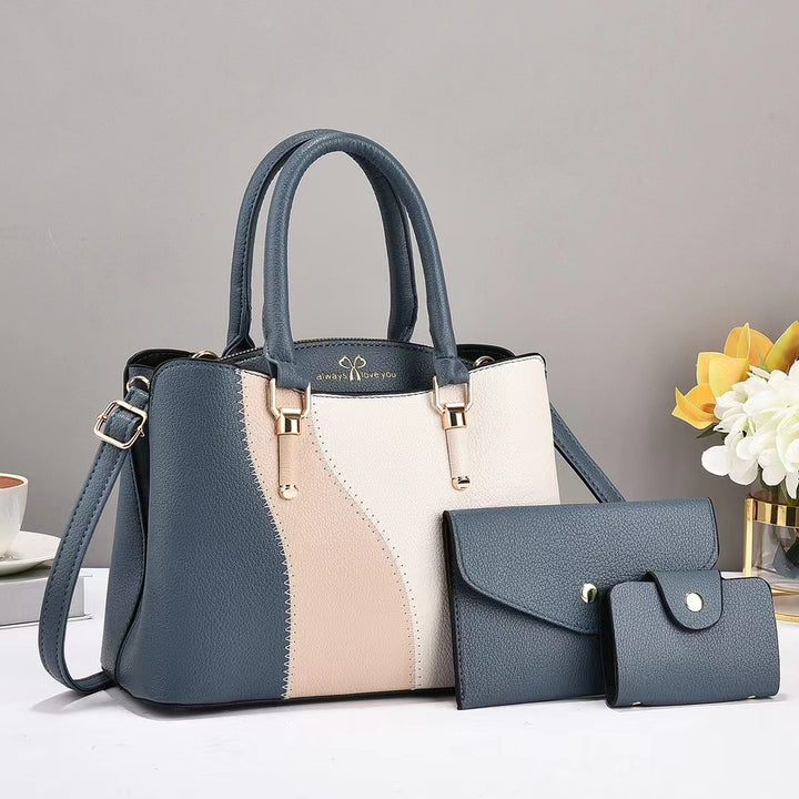 Damen elegante Handtasche mit abnehmbaren Fächern Nord Taschen