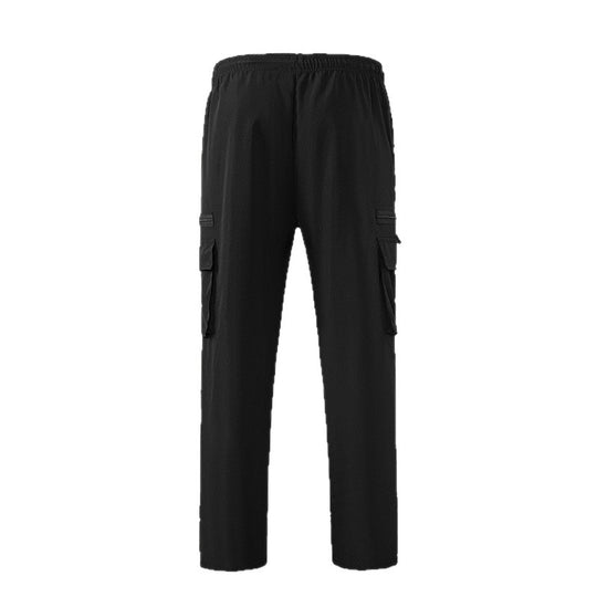 Herren Atmungsaktive Cargo-Loungehose mit Elastikbund, Kordelzug & Multifachtaschen Nord Taschen