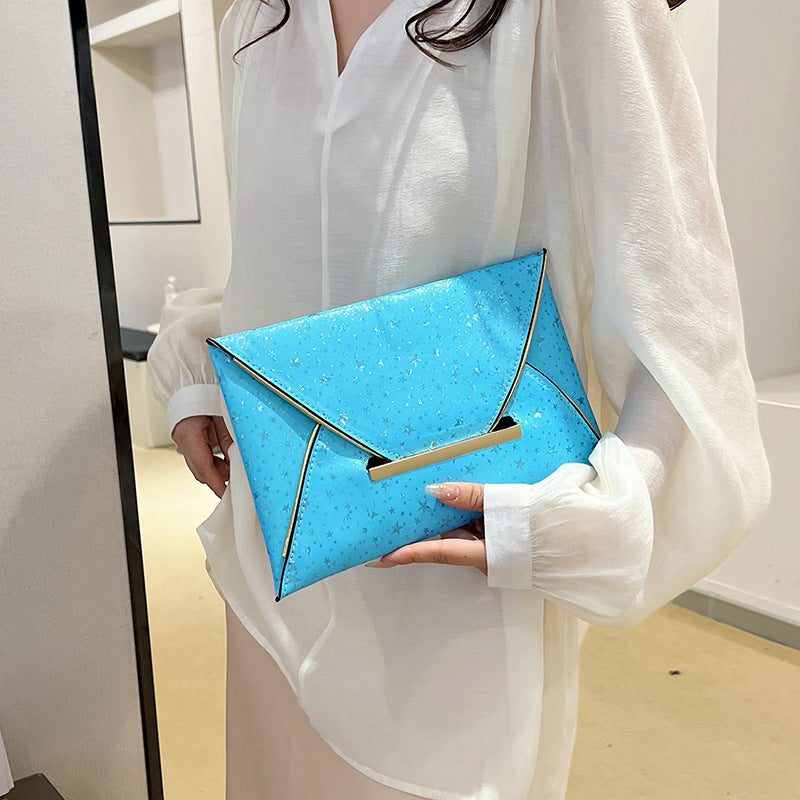 Damen elegante Umschlagtasche mit funkelndem Sternen-Design Nord Taschen
