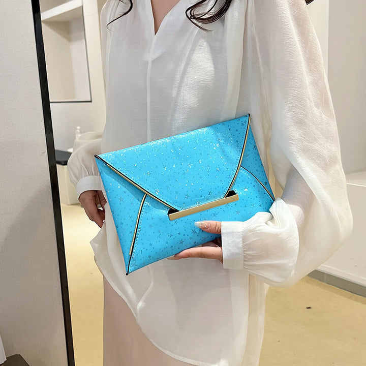 Damen elegante Umschlagtasche mit funkelndem Sternen-Design Nord Taschen