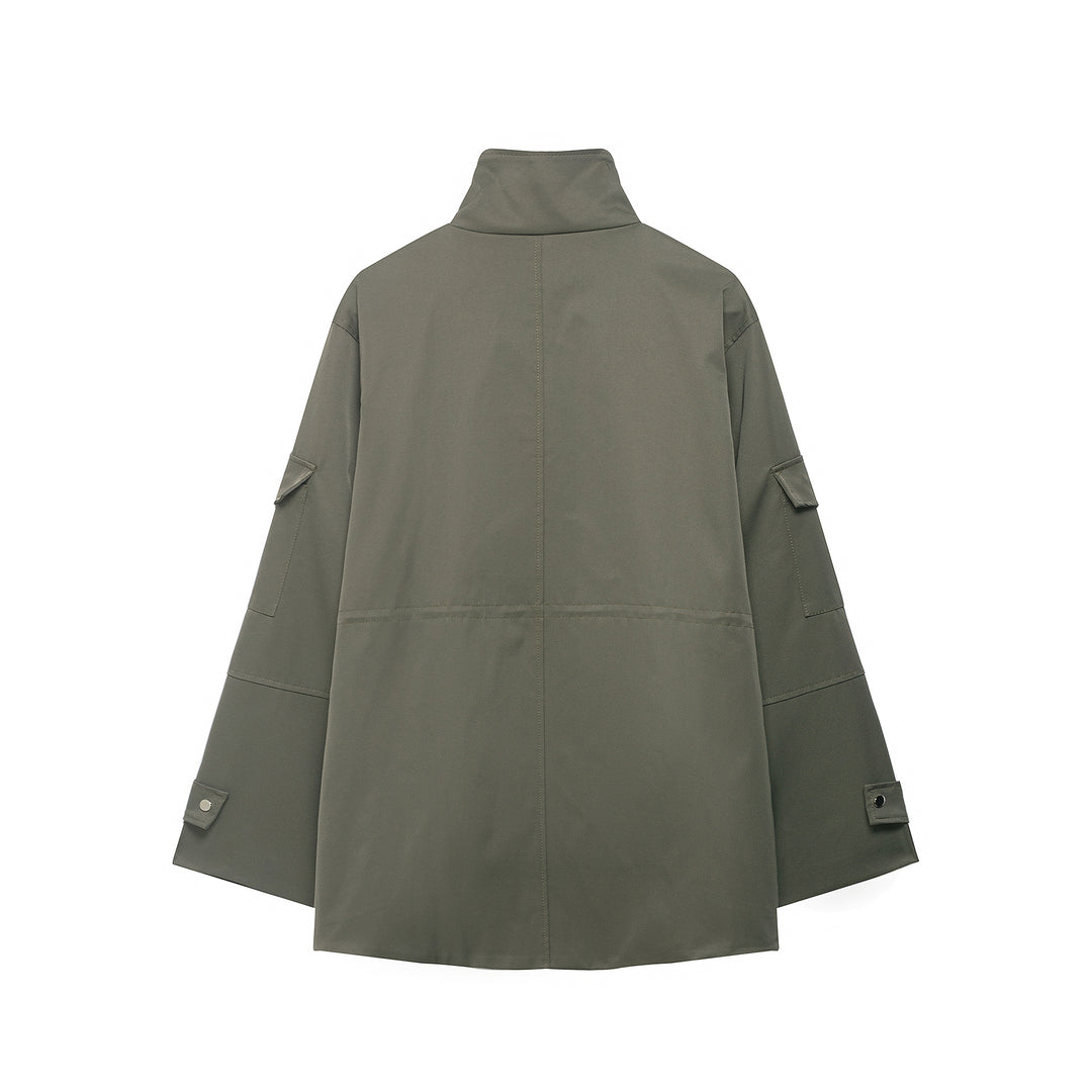 Damen Utility-Parka mit aufgesetzten Pattentaschen und hohem Stehkragen Nord Taschen