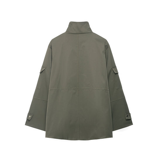 Damen Utility-Parka mit aufgesetzten Pattentaschen und hohem Stehkragen Nord Taschen