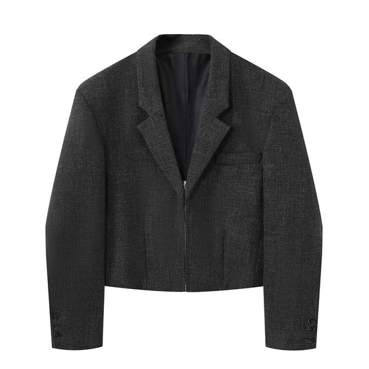 Damen Oversize Wollblend-Blazer mit markanter Schulterpartie Nord Taschen
