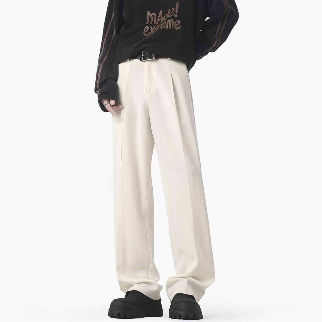 Damen Elegante und bequeme weit geschnittene Stoffhose Nord Taschen