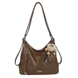 Damen multifunktionale Schultertasche aus hochwertigem Kunstleder Nord Taschen