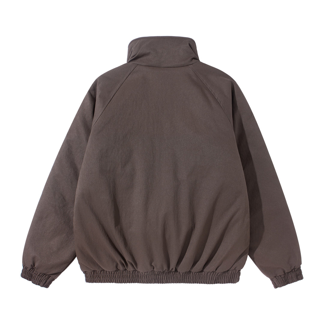 Unisex Kurz geschnittener Boxy‑Stehkragen‑Blouson mit elastischem Saum und verdeckten Einschubtaschen Nord Taschen