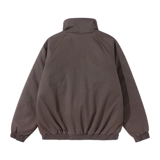 Unisex Kurz geschnittener Boxy‑Stehkragen‑Blouson mit elastischem Saum und verdeckten Einschubtaschen Nord Taschen