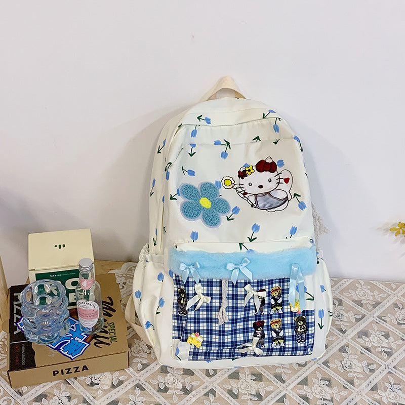 Damen Rucksack mit verspielten Stickereien Nord Taschen