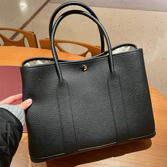 Damen Einkaufstasche aus langlebigem Kunstleder mit robusten Griffen Nord Taschen